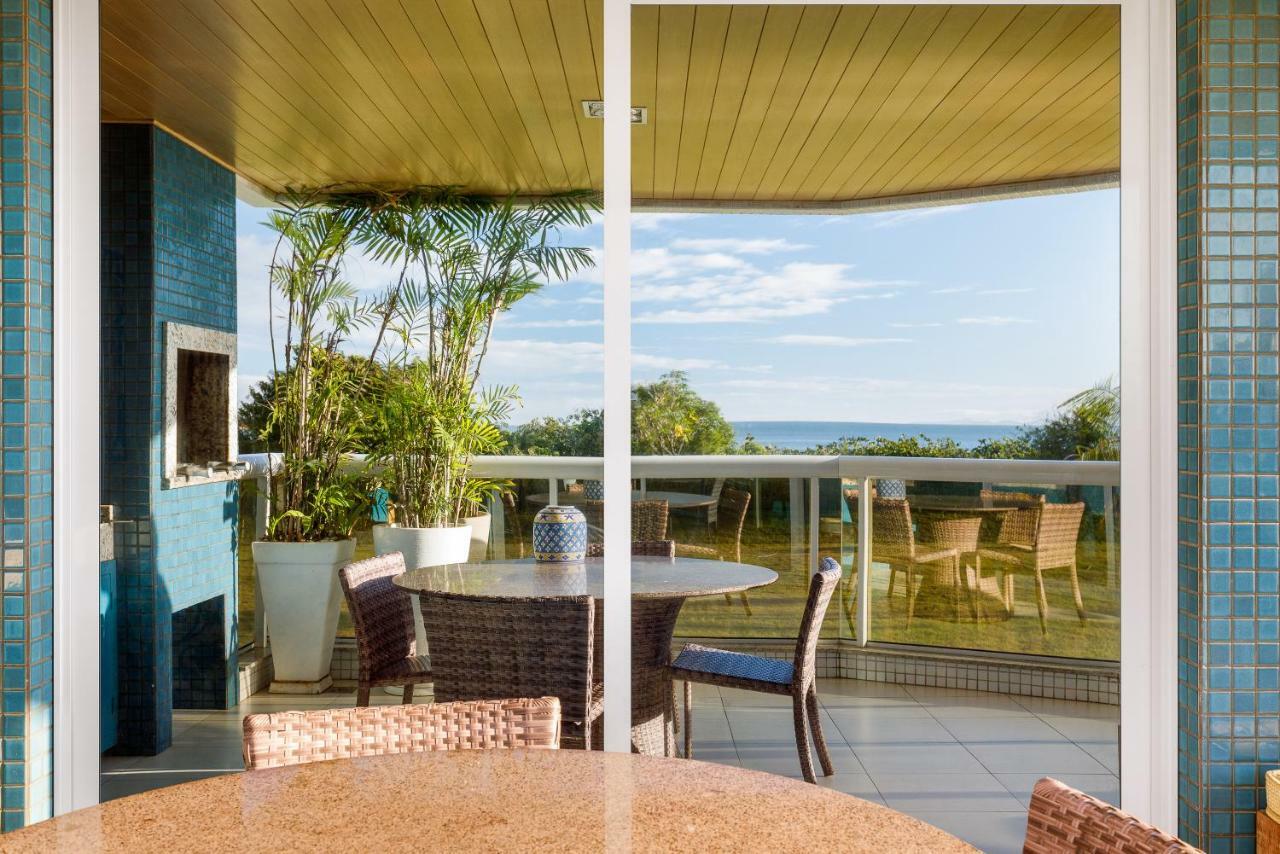 Apartamento com 4 suítes pé na areia Florianópolis Exterior foto